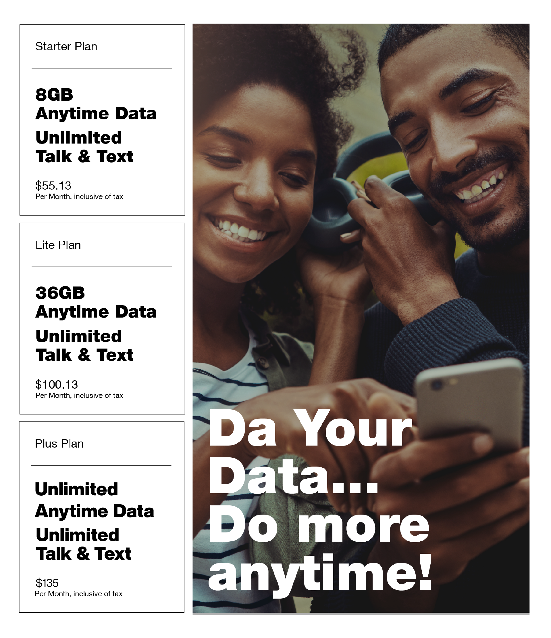 Unlimited Anytime Data